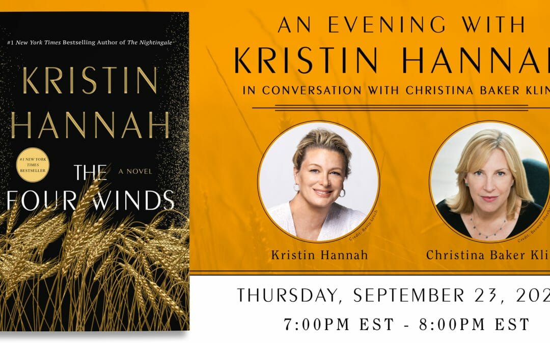 An Evening with Kristin Hannah in Conversation with Christina Baker Kline