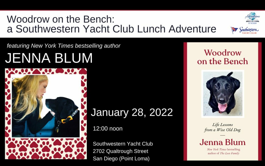 Woodrow on the Bench: A Southwestern Yacht Club Lunch Adventure with NYT Bestselling Author Jenna Blum