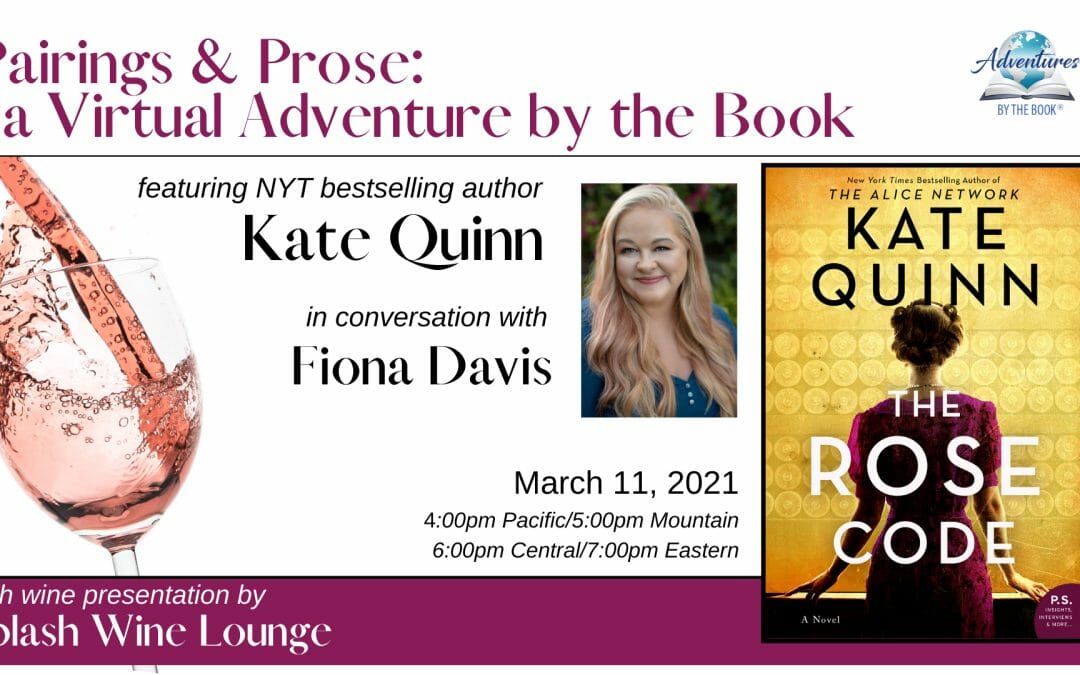 Pairings & Prose (Kate Quinn): A Virtual Adventure by the Book