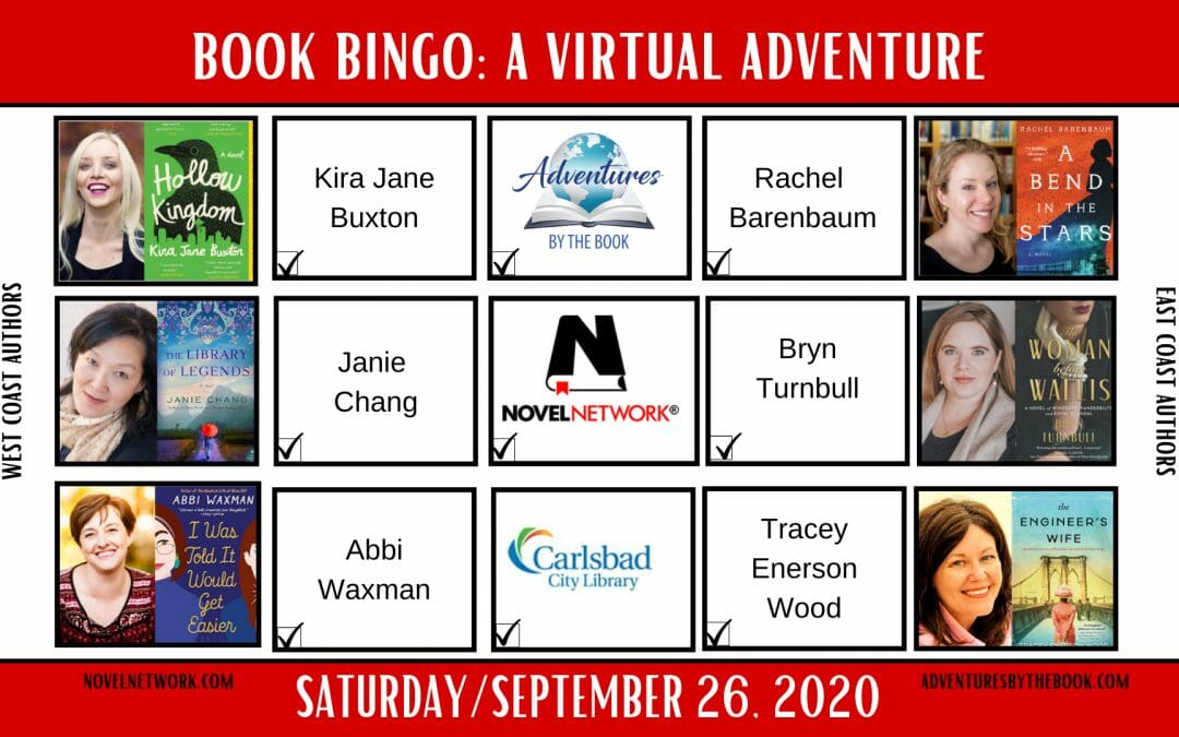 Book Bingo (West Coast/East Coast Authors): A Virtual Adventure