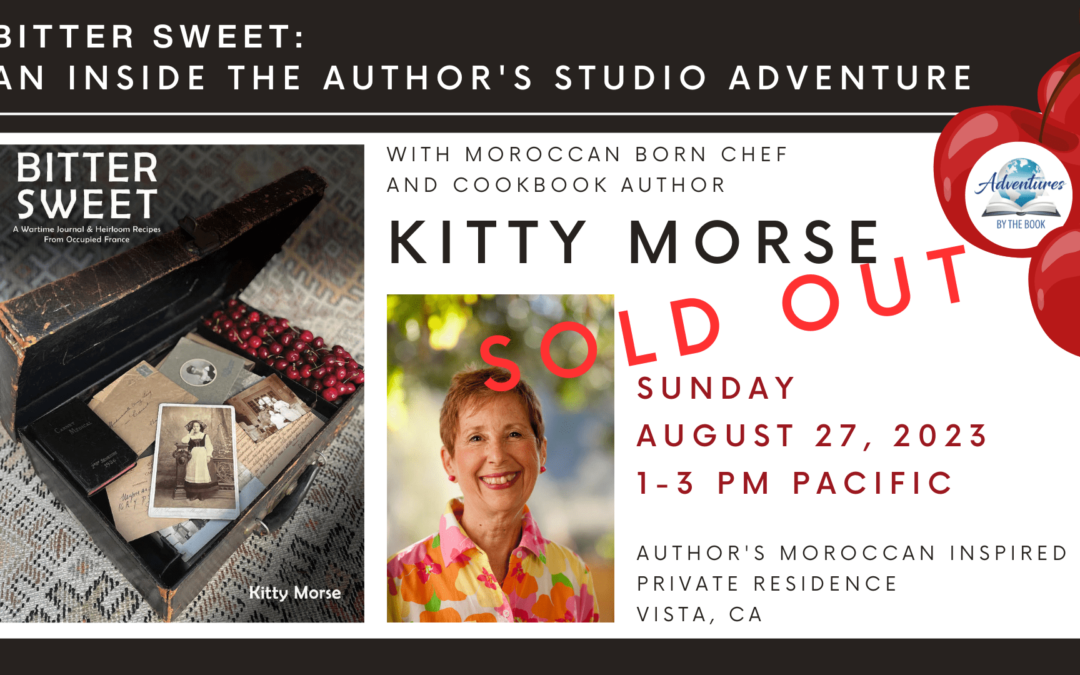 Inside the Author’s Studio Adventure featuring Moroccan-born chef and cookbook author Kitty Morse