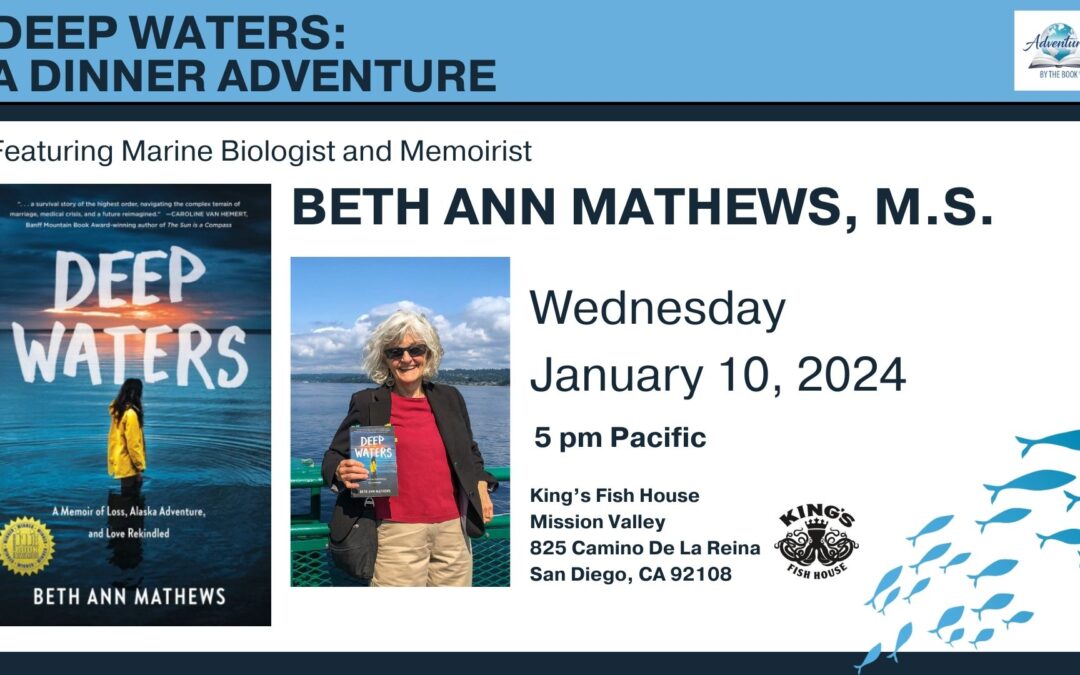 Deep Waters Dinner Adventure with Award-Winning Memoirist Beth Ann Mathews