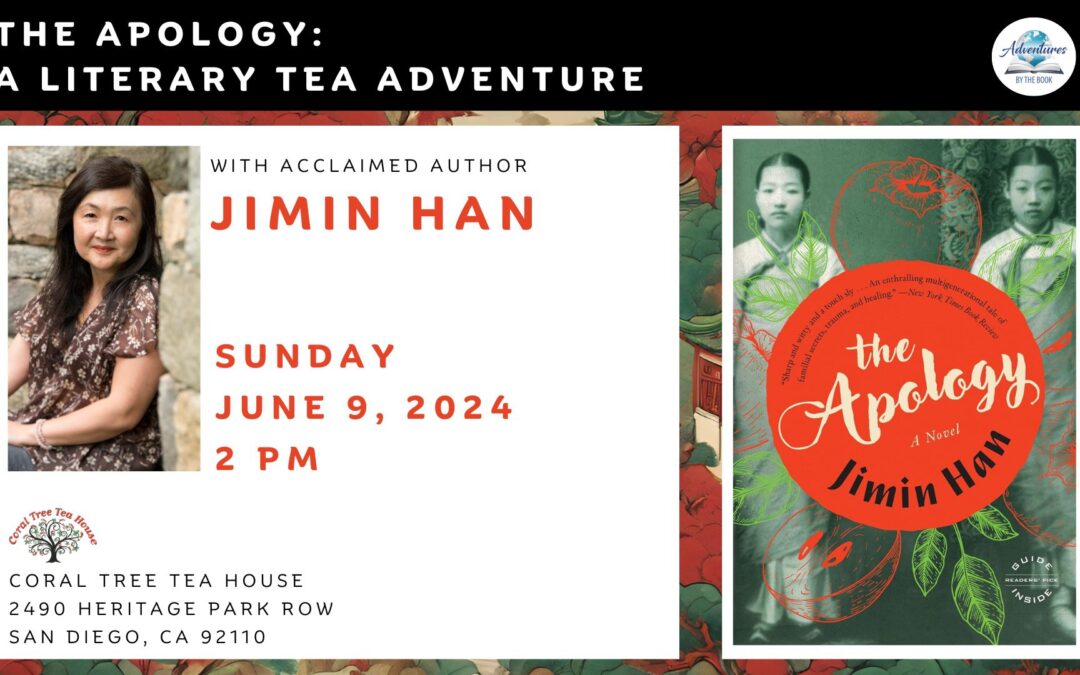 The Apology: A Literary Tea Adventure featuring acclaimed author Jimin Han