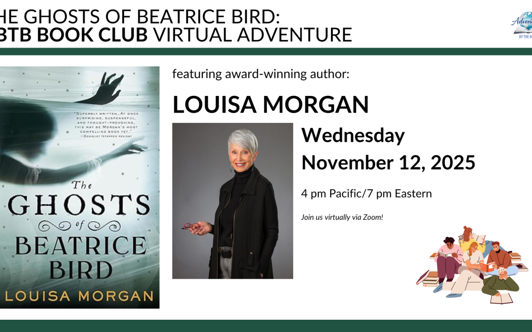 ABTB Book Club Virtual Adventure featuring author Louisa Morgan in conversation with ABTB Ambassadors Giovanna Fiorino-Iannace and Janis Robinson Daly
